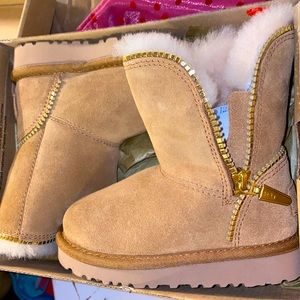 Brown toddler UGGS